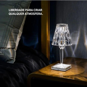 Luminária de Mesa Led Sem Fio 3 em 1 Premium Monaco